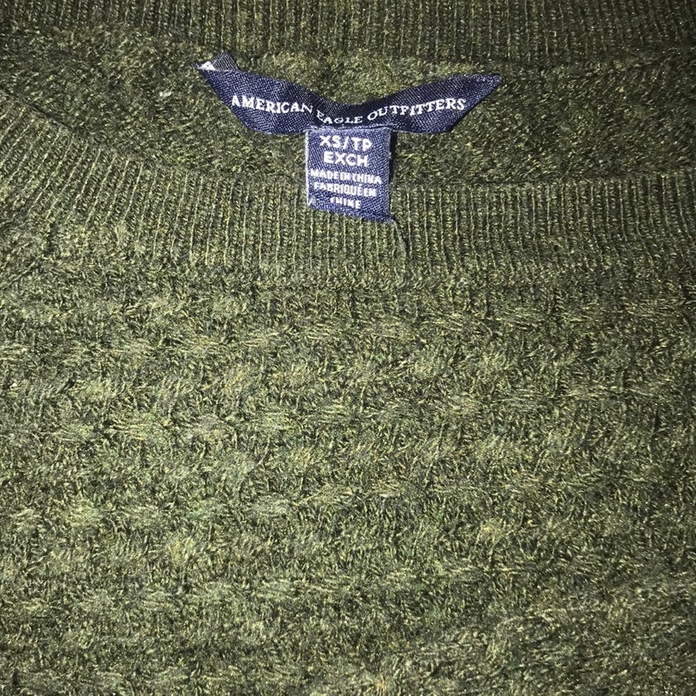 Dark green American eagle long sleeve